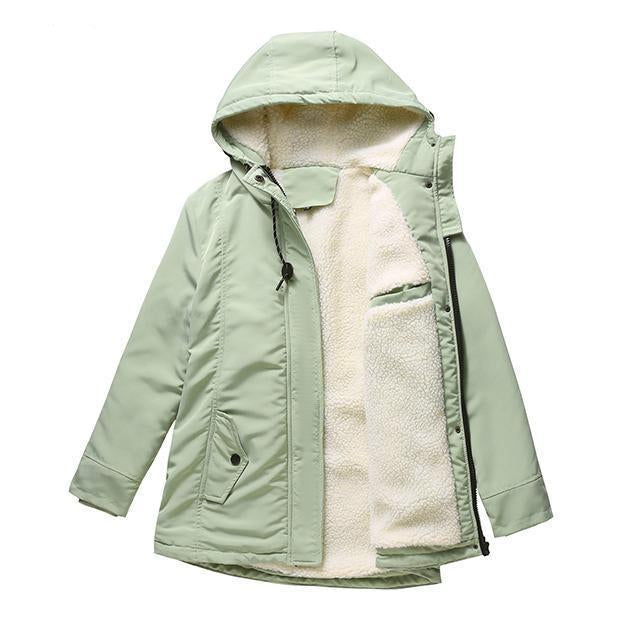 Helen | Cozy Quilted Winter Coat with Hood