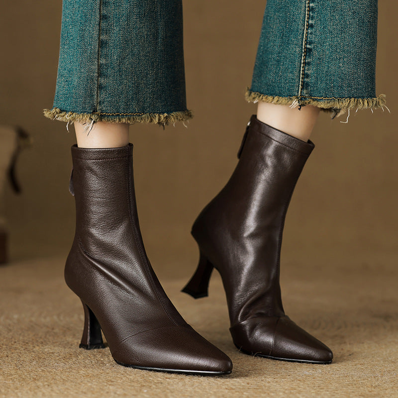 Alyn Genuine Leather Boots