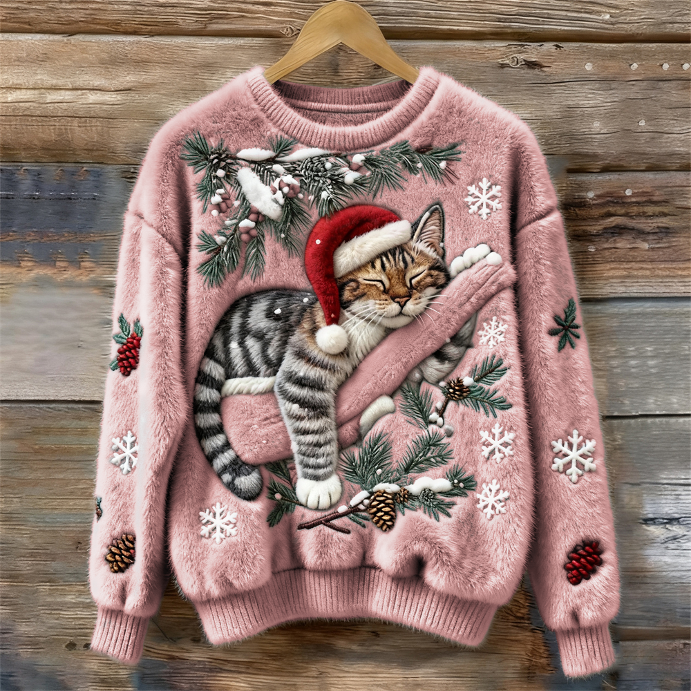 Sophia | Christmas sweater with a soft texture
