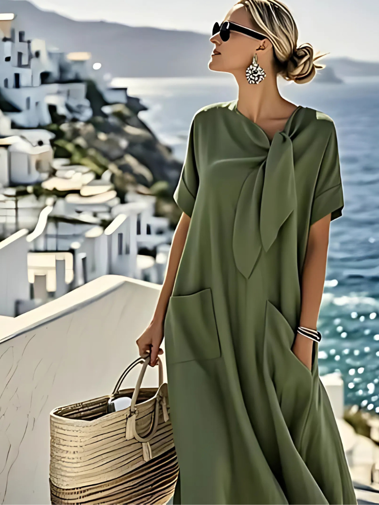 Alessia™ Elegant Dress with Pockets